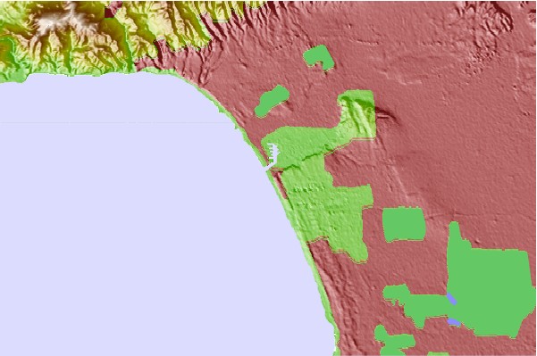 Surf spots located close to Ballona Creek and Jetty