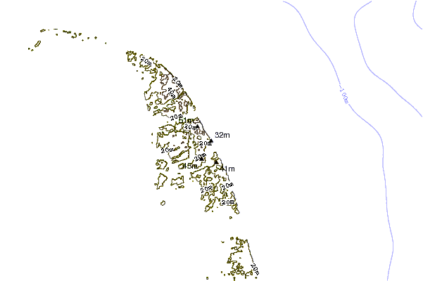 Shoreline around Ballston Beach