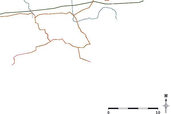 Roads and rivers around Ballycotton