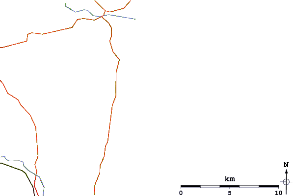 Roads and rivers around Balmedie