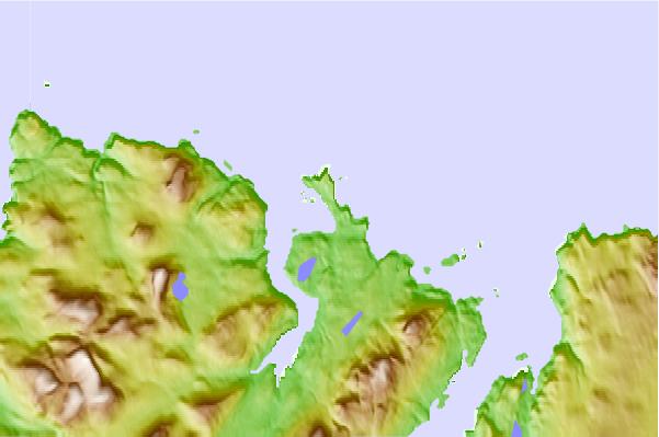 Surf spots located close to Balnakiel Bay