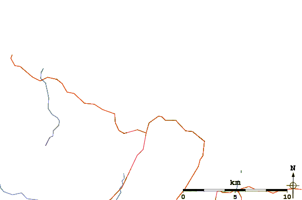 Roads and rivers around Balnakiel Bay
