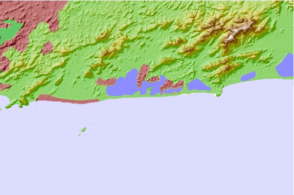 Surf spots located close to Bambul