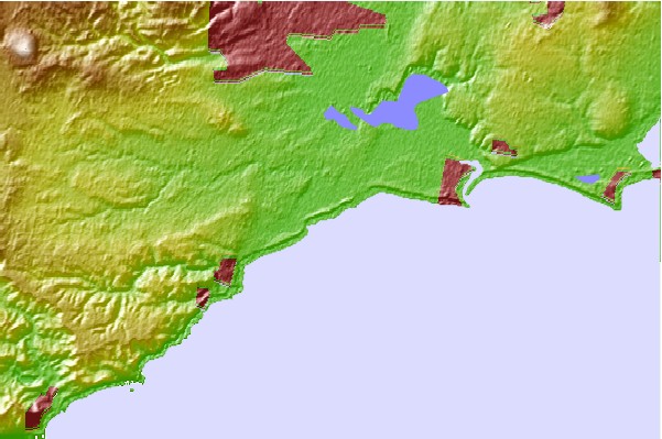 Surf spots located close to Bancoora