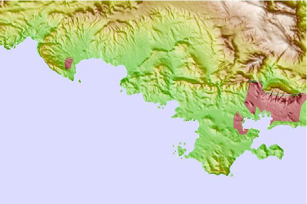 Surf spots located close to Bandol - Les Nervis