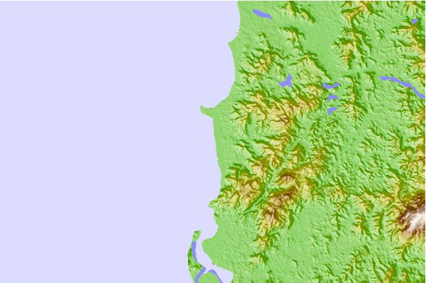 Surf spots located close to Bang Niang Rivermouth