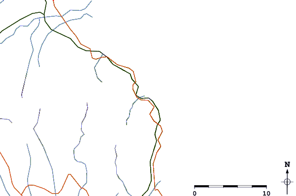 Roads and rivers around Banyuls