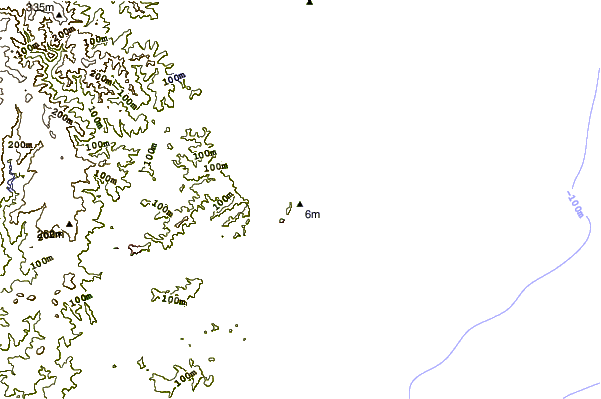 Shoreline around Banzai