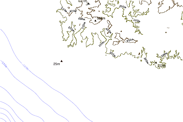 Shoreline around Banzai (Santa Marinella)