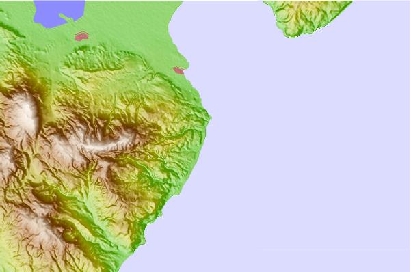 Surf spots located close to Baorvco