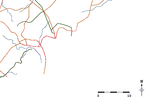 Roads and rivers around Bar Beach