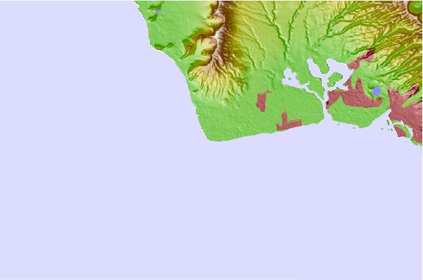Surf spots located close to Barber's Point - Coast Guard Jetty