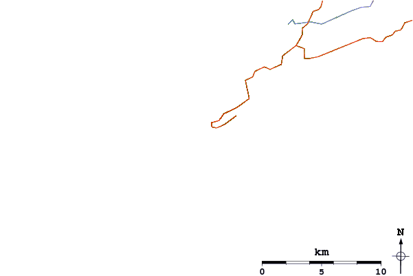 Roads and rivers around Barley Cove