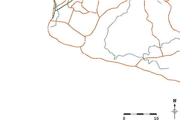 Roads and rivers around Kendeja Resort