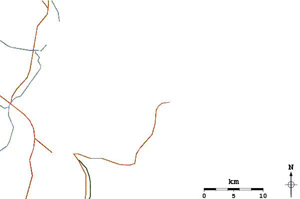 Roads and rivers around Barra Beach