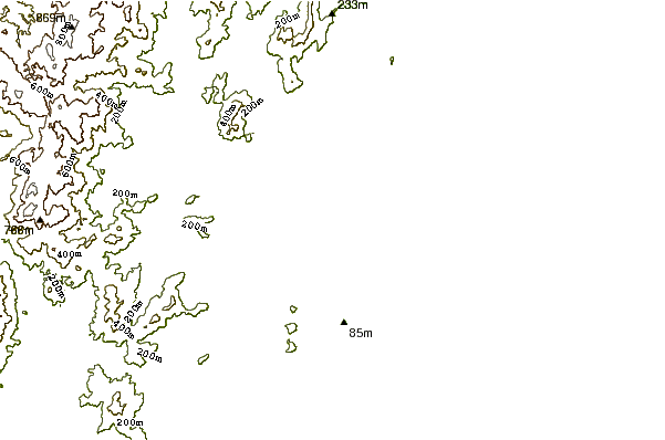 Shoreline around Barra de Ibiraquera