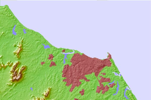 Surf spots located close to Barra do Ceara