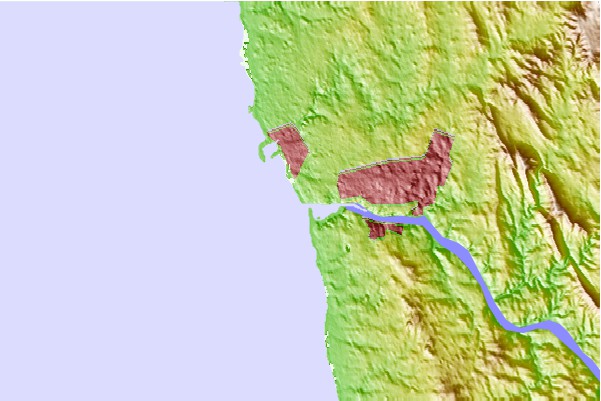 Surf spots located close to Barra do Douro