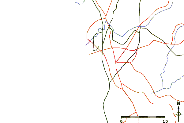 Roads and rivers around Barra do Douro