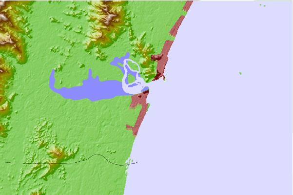 Surf spots located close to Barra do Sai