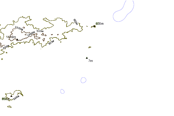 Shoreline around Barra do Una