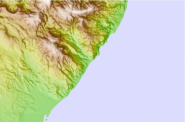 Surf spots located close to Barranca