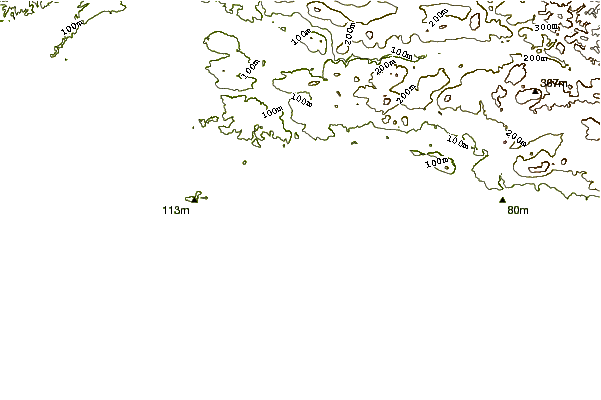 Shoreline around Barranco da Belharucas