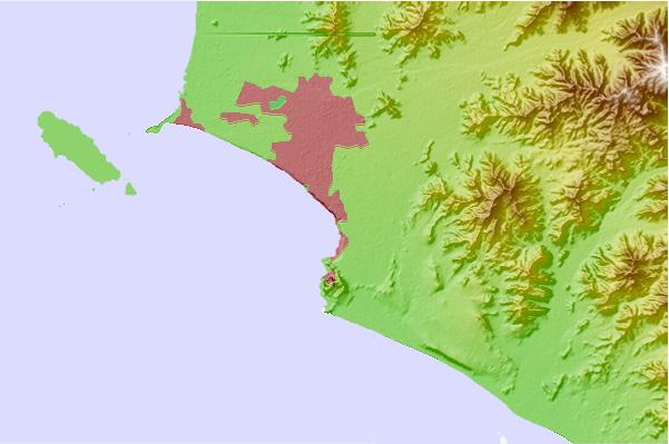 Surf spots located close to Barranquito