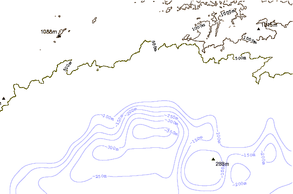 Shoreline around Barre da Una