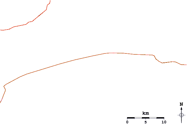 Roads and rivers around Barre da Una