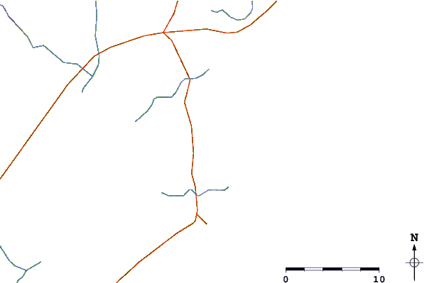 Roads and rivers around Barre de Balizas