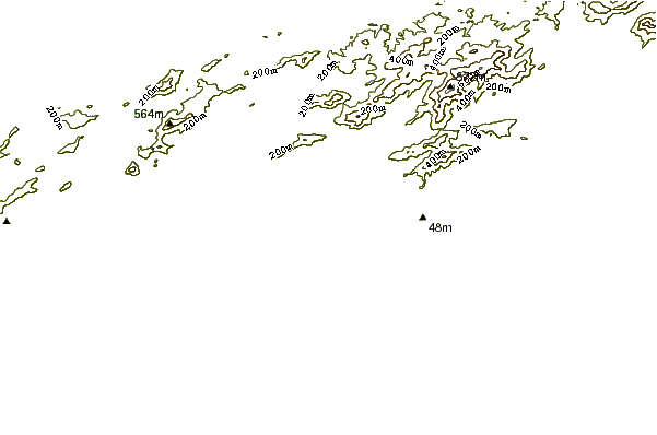 Shoreline around Barre de Marica