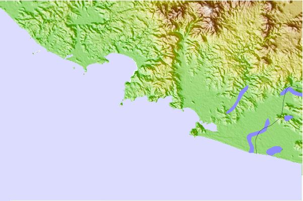 Surf spots located close to Barre de Navidad