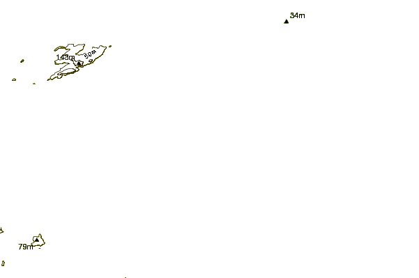 Shoreline around Barre del Chuy