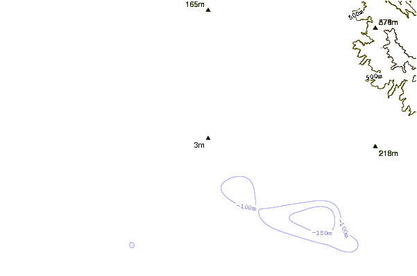 Shoreline around Barre de la Gabina
