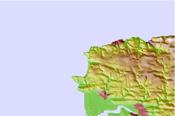Surf spots located close to Barricane