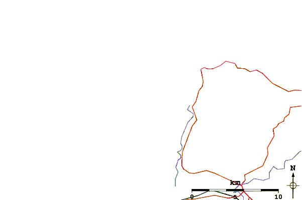 Roads and rivers around Barricane
