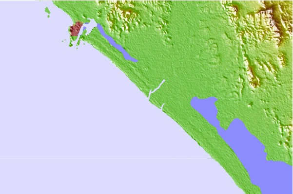 Surf spots located close to Barron Rivermouth