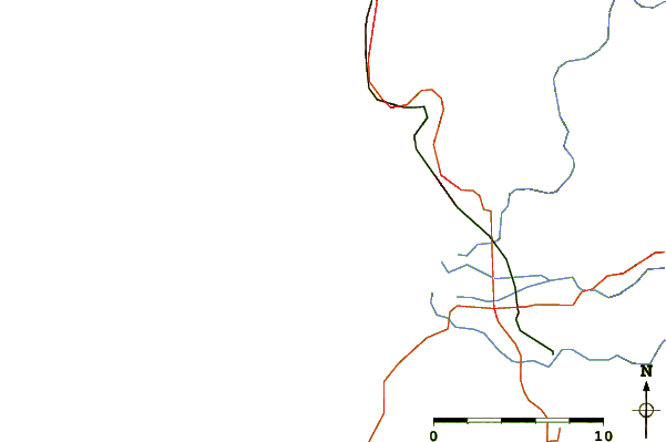 Roads and rivers around Barview Jetty