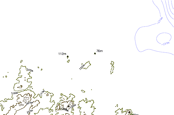 Shoreline around Bassa Trinita