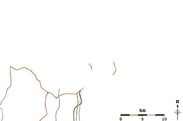 Roads and rivers around Bassa Trinita
