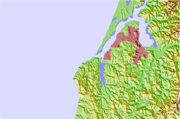 Surf spots located close to Bastendorff Beach