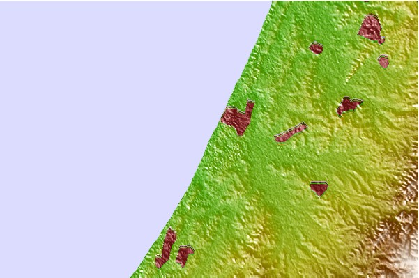 Surf spots located close to Bat-yam (al gal) or Tubego Beach