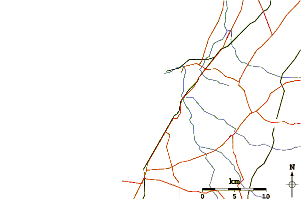 Roads and rivers around Bat-yam (al gal) or Tubego Beach
