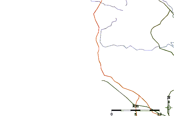 Roads and rivers around Baubigny
