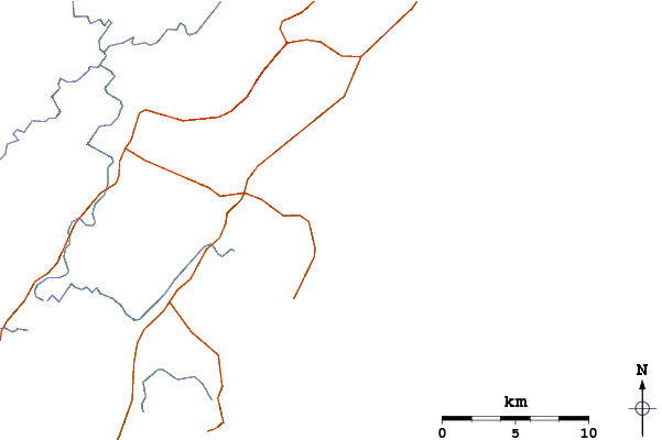 Roads and rivers around Bawley Point