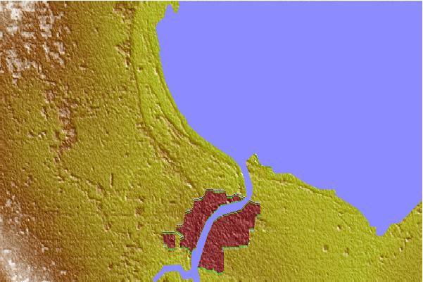 Surf spots located close to Bay City