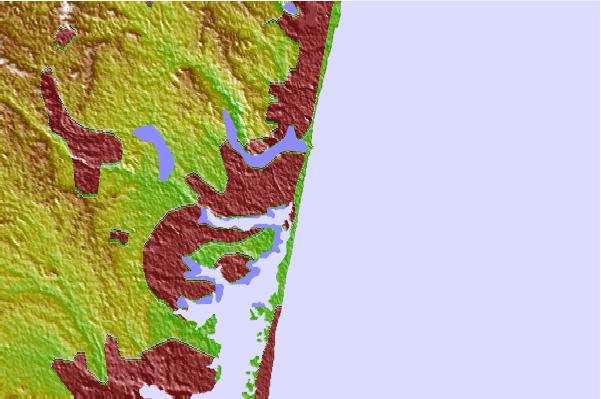 Surf spots located close to Bay Head