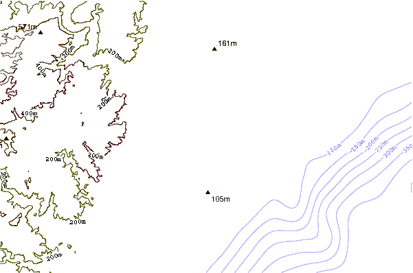 Shoreline around Bay of Plenty