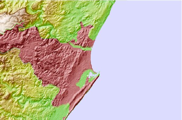 Surf spots located close to Bay of Plenty